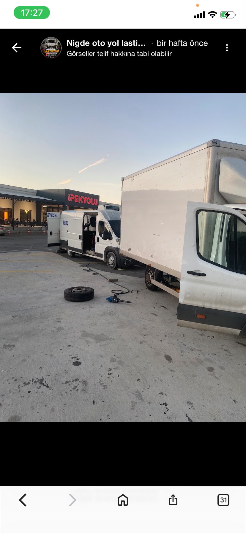 Mobil Lastikçi Hangi Durumlarda Çağrılır? Resim Galerisi